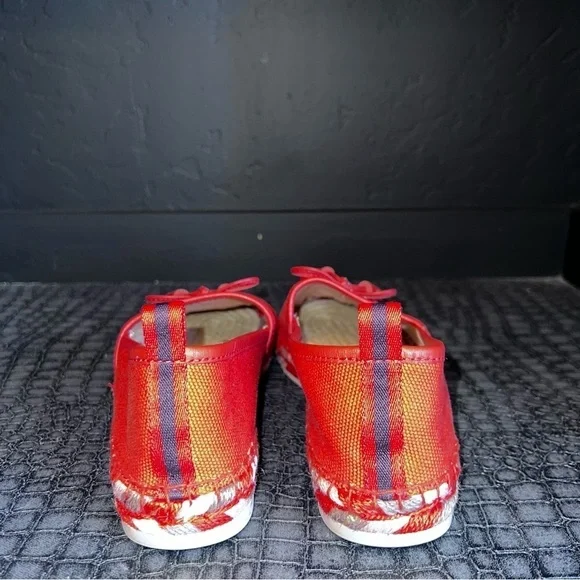 Coach Madison Orange Red Canvas Leather Espadrille
Loafers 5.5 spring summer - Picture 5 of 8